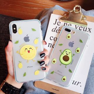 [HOT] Ốp Lưng Silicon iPhone Chanh & Bơ - Ốp Lưng iPhone