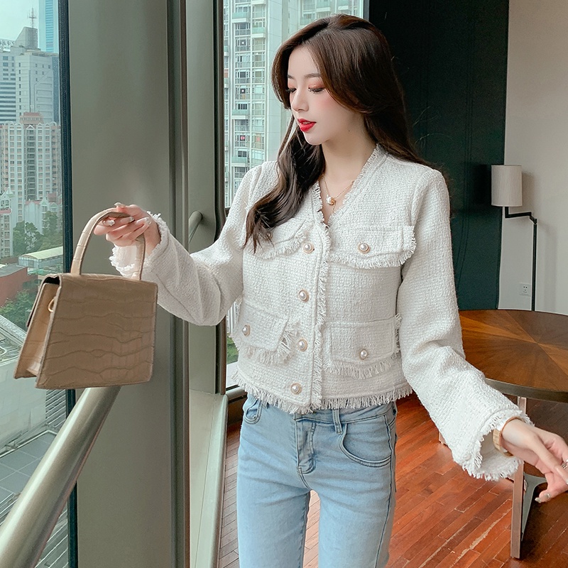 Áo khoác thời trang mùa thu thanh lịch cho nữ