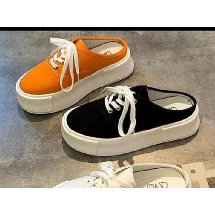 Giày sục sang chảnh đế bằng 3cm