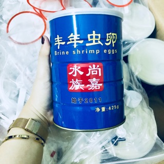 (Hàng Sẵn) thức ăn artemia lon xanh 50-100g-200gr