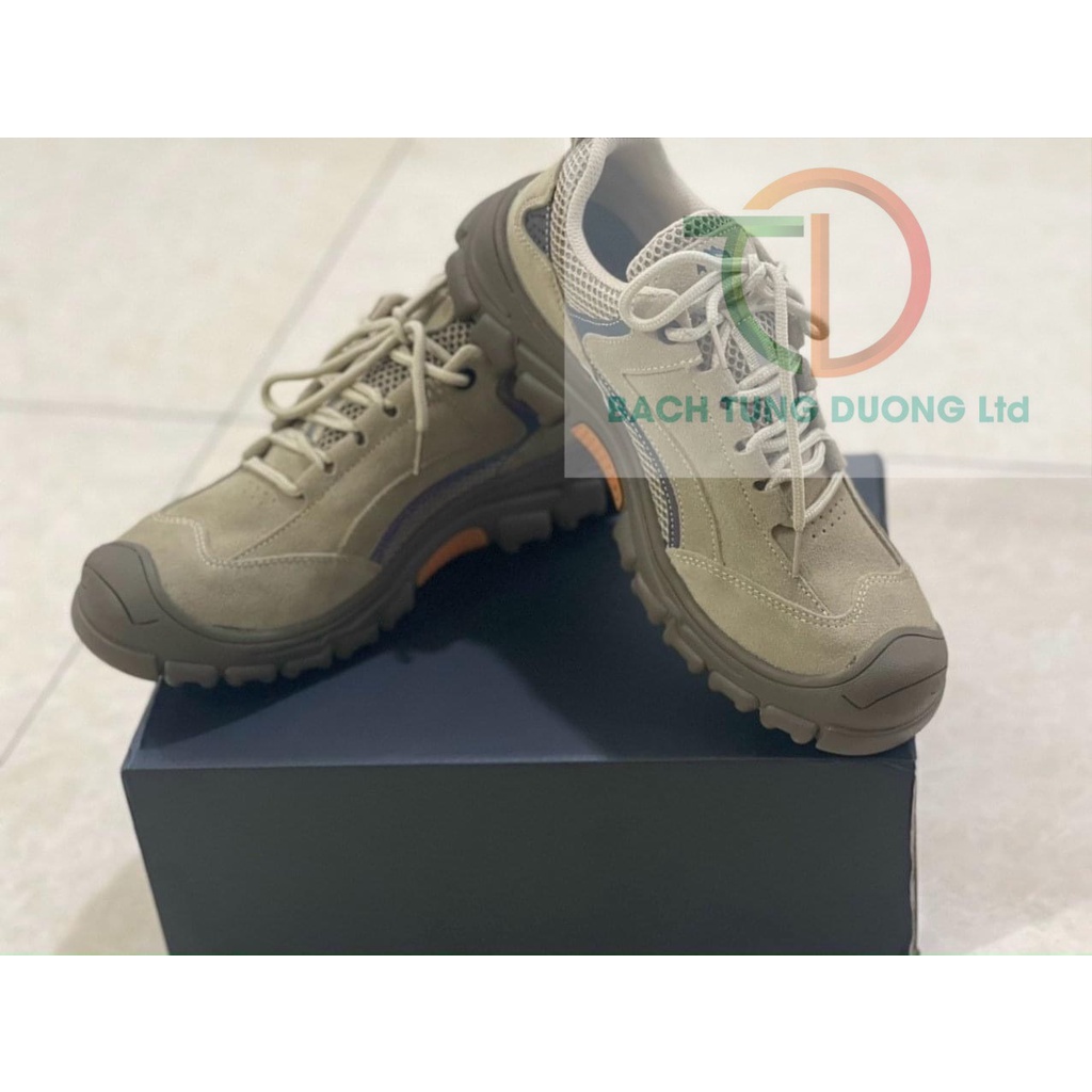 GIÀY BẢO HỘ CAO CẤP 376 DA LỘN MŨI THÉP CHỐNG VA ĐẬP VÀ ĐẾ CHỐNG ĐINH CAO CẤP