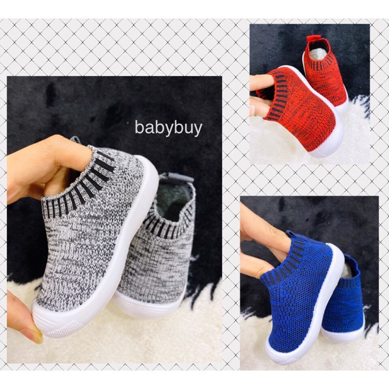 GIÀY BÚN CHO BÉ TẬP ĐI - GIÀY BÚN CHỐNG TRƯỢT CHO BÉ( Len dù)
