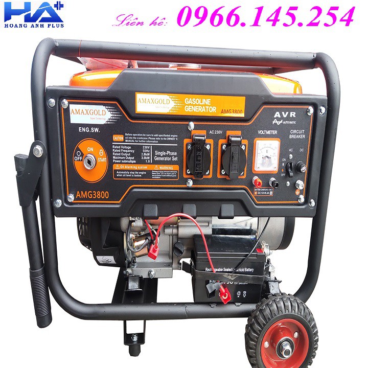 Máy Phát Điện Chạy Xăng 3KW AmaxGold AMG3500