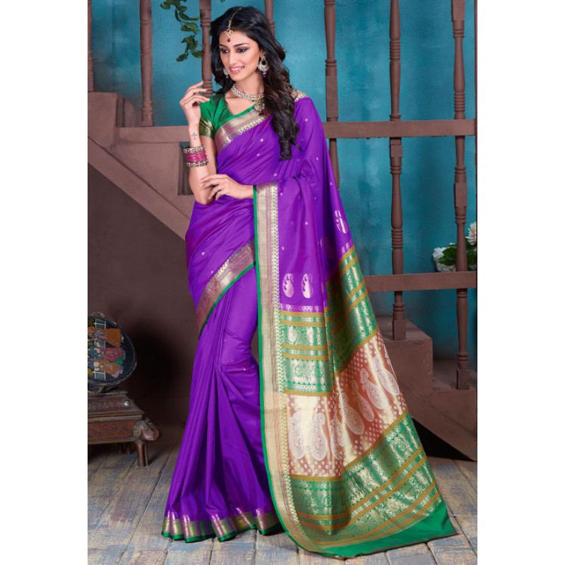 Saree Ấn Độ Kanchipuram truyền thống