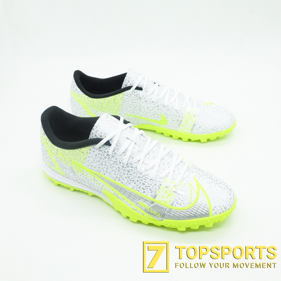 Giày bóng đá Nike Mercurial Vapor XIV Academy TF - White/Black Metallic/Silver Volt CV0978 107