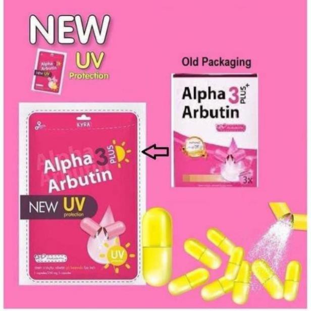 [MẪU MỚI] Vỹ 10 viên Kích Trắng Alpha Arbutin chống nắng