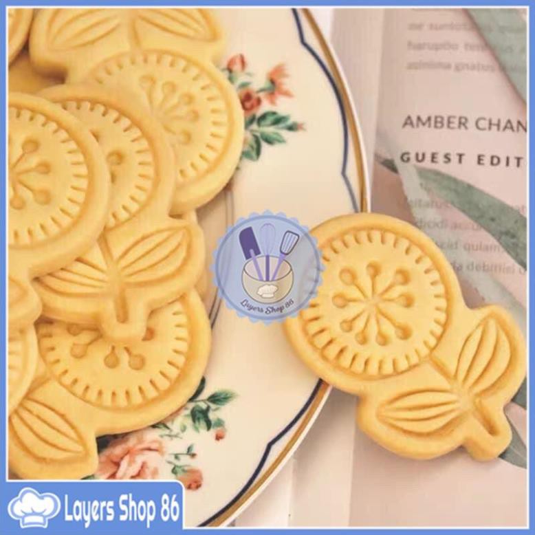 (Rẻ Vii Địch) Bộ 4 khuôn cookie cutter tạo hình bánh quy Tết hàng loại 1