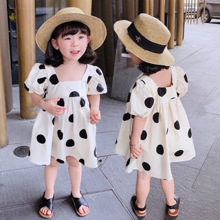 VÁY XÒE ĐŨI CHẤM BI TRẮNG SIÊU HOT VG33