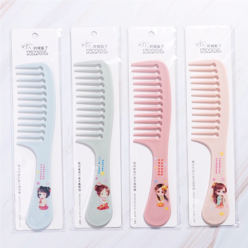 Lược hoa cúc, lược răng thưa [RẺ NHẤT SHOPEE]