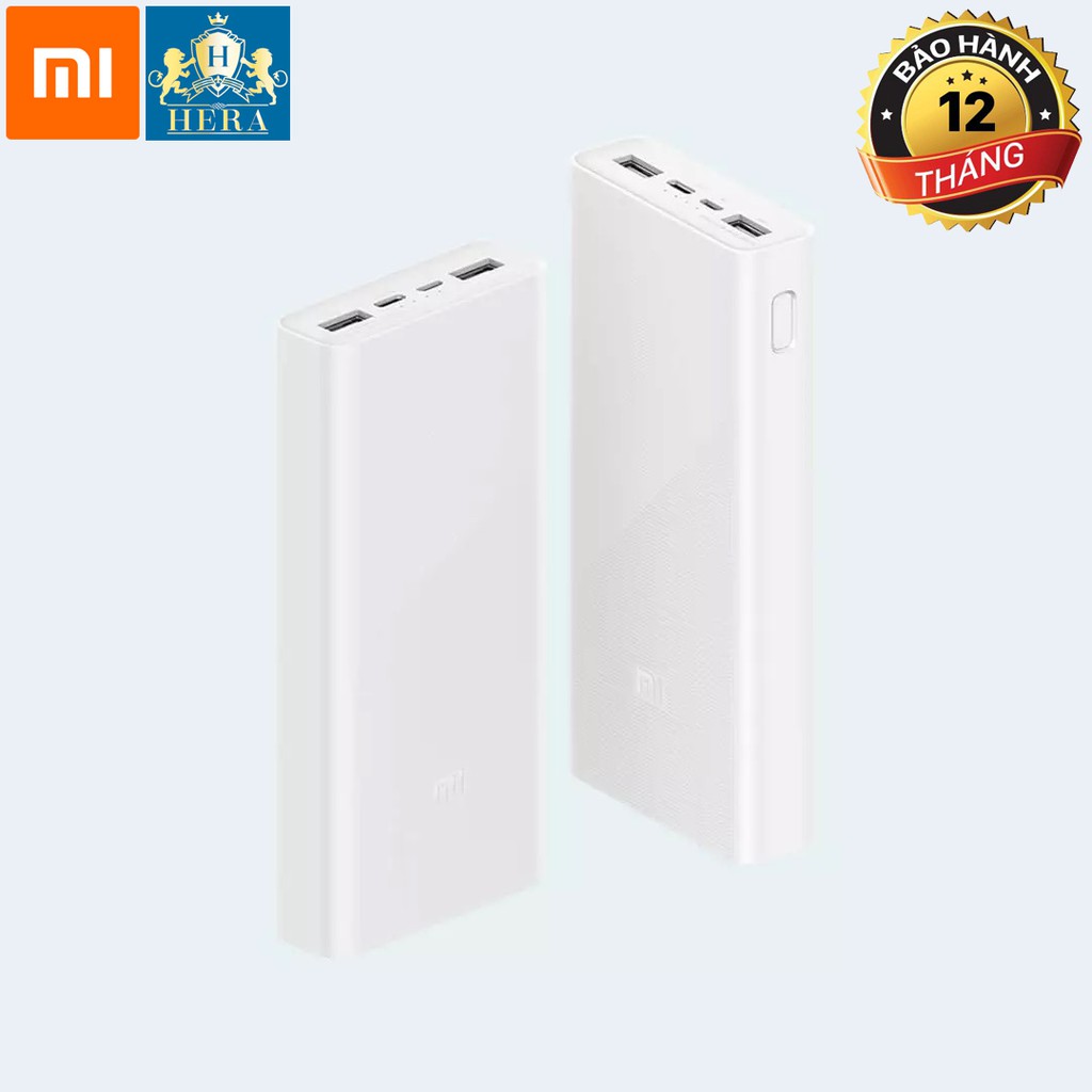 PIN SẠC DỰ PHÒNG XIAOMI PLM18ZM 20000mAh GEN 3 SẠC NHANH 18W HÀNG CHÍNH HÃNG BẢO HÀNH 12 THÁNG
