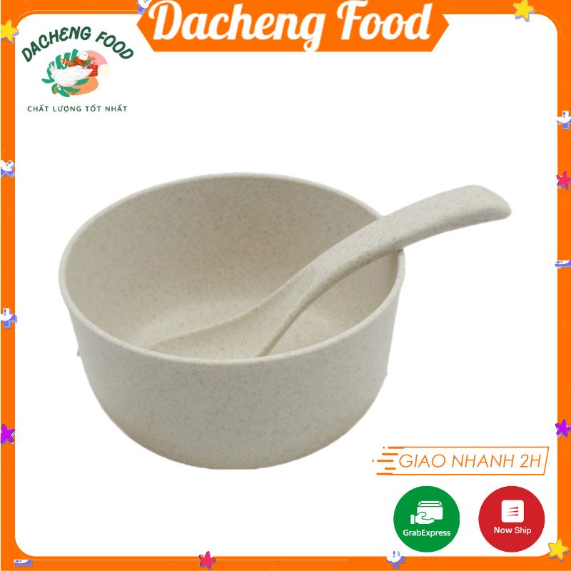 Bộ chén muỗng yến mạch ăn ngũ cốc màu hồng ❤️FREESHIP❤️ Bát Thìa Ăn Ngũ cốc Giảm Cân | Dacheng Food