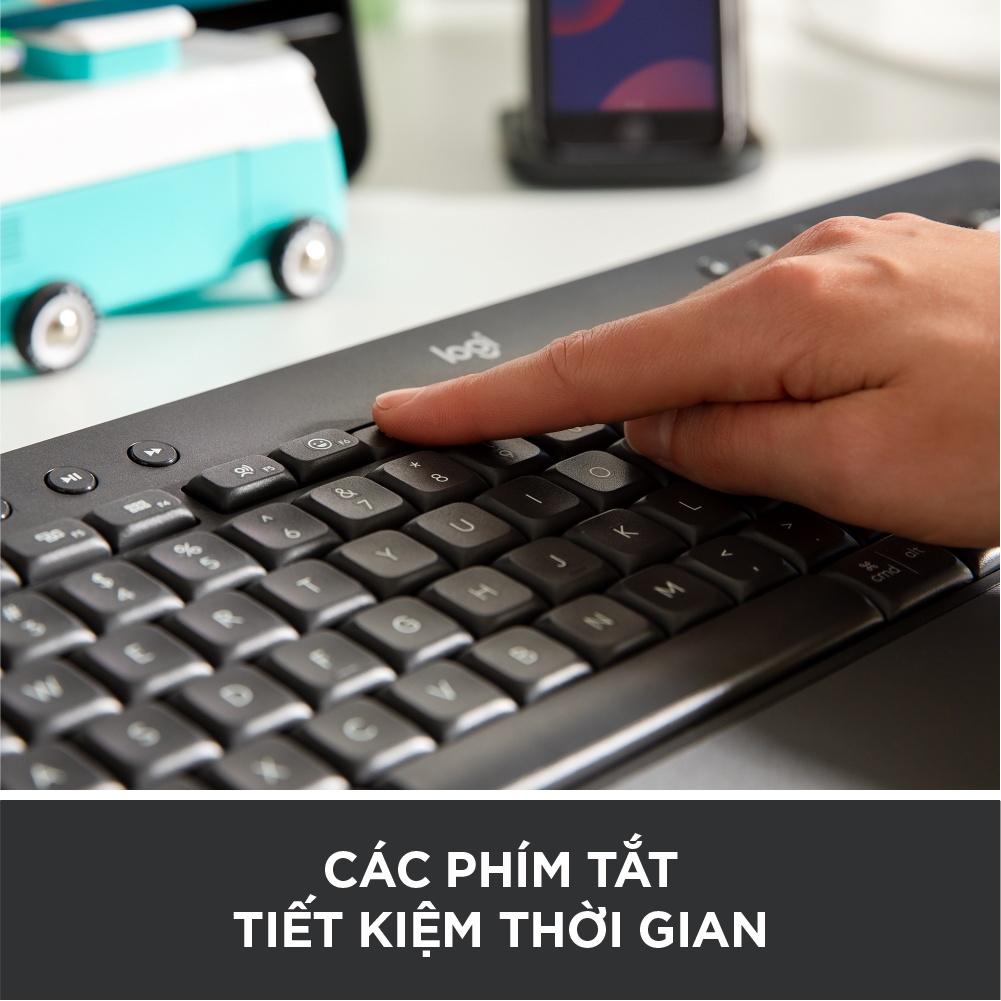 Bàn phím không dây Logitech K650 Signature Bluetooth - Hàng Chính Hãng