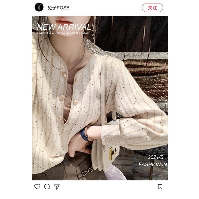 Áo sweater thiết kế mới thời trang mùa thu dành cho nữ 2021