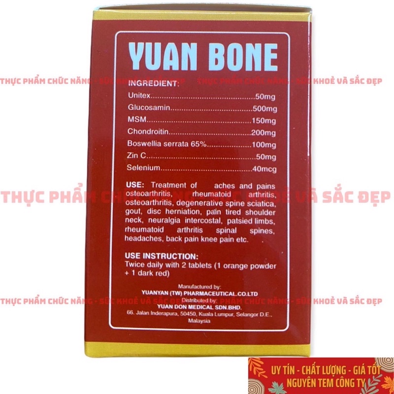 Yuan Bone Chính Hãng (hộp 40 viên)