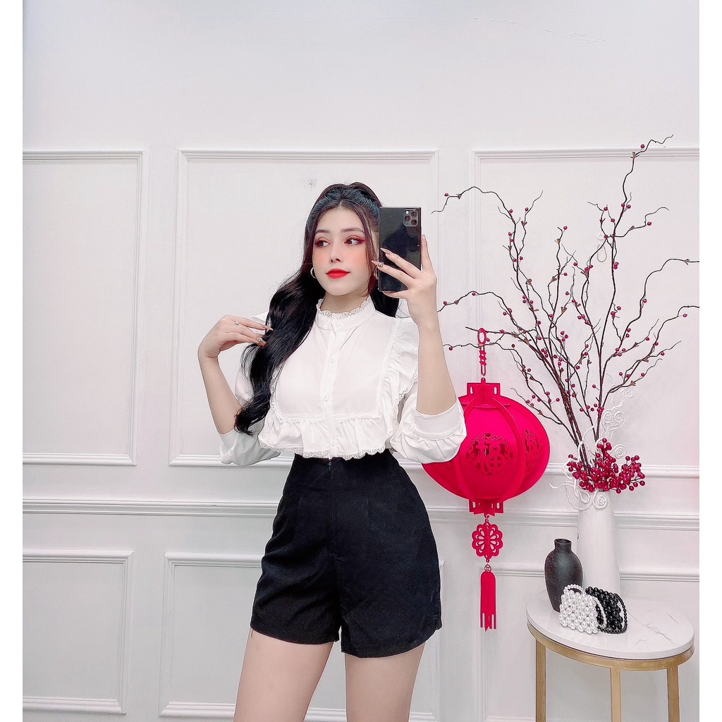 [HCM] Set đùi nữ, set nữ quần short áo kiểu new trend đủ size S M L SKUS-12