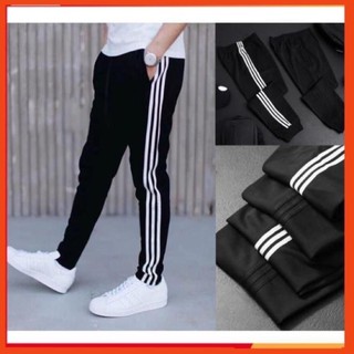 Quần nỉ 3 sọc rẻ đẹp - Quần của bộ thể thao nam 3 sọc dành cho nam nữ dáng đẹp hàng chuẩn.