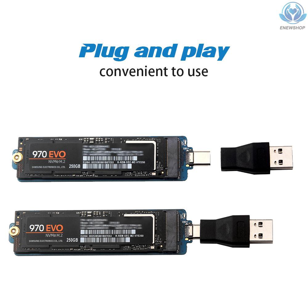 【enew】USB 3.0 Male to Type-C Female Cable Adapter Universal Converter for