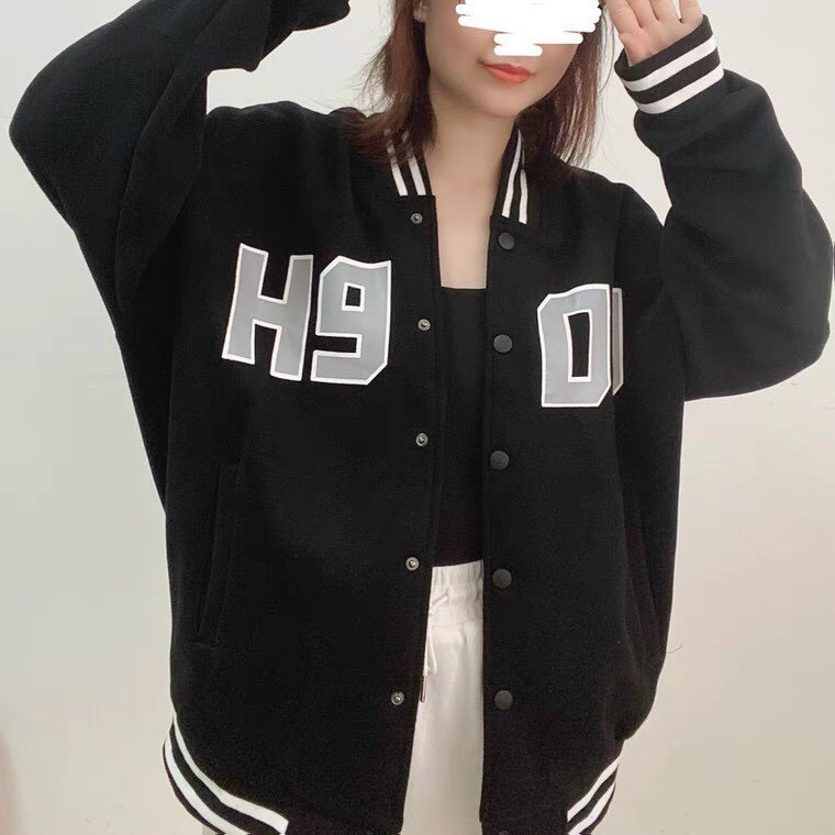 Áo khoác bomber dù unisex form rộng 2 lớp H909 nam nữ LANA FASHION