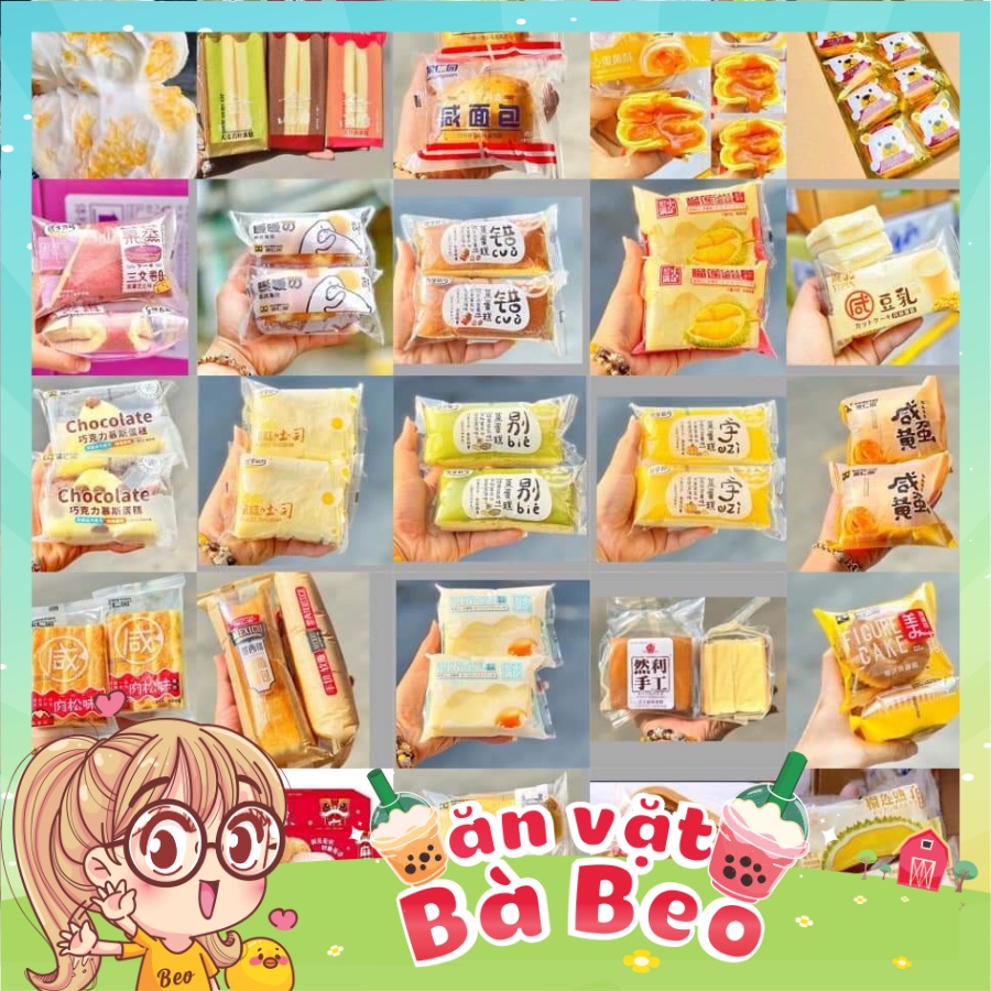 Bánh Đài Loan mix vị thùng 1kg đặc biệt