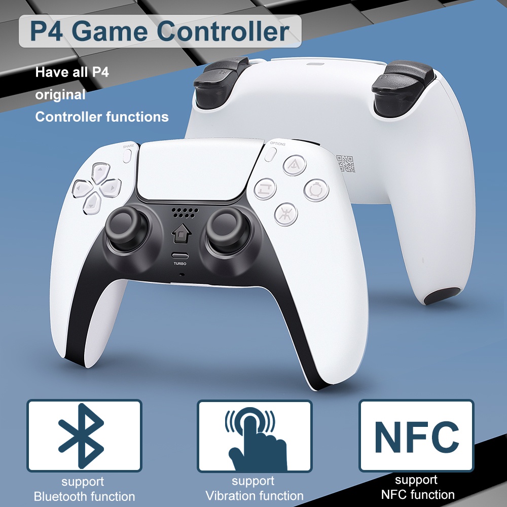 Wireless gamepad for PS4 4 Pro/Slim/PC/Android/IOS/ipad Dual vibration 4