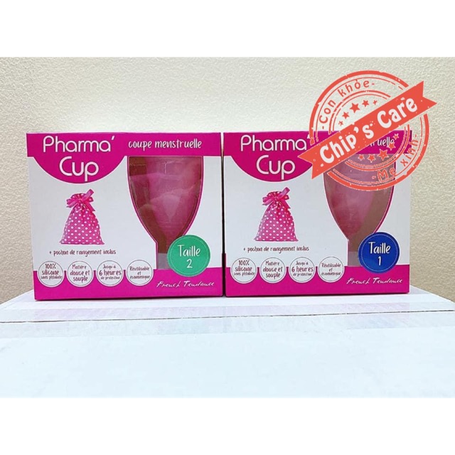 Cốc nguyệt san Pharma Cup mẫu mới