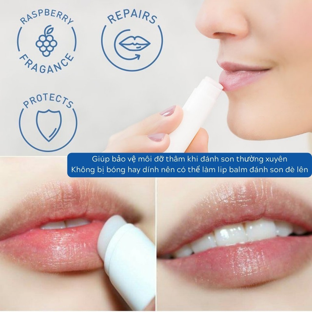 Son Dưỡng Không Màu BIODERMA Atoderm Levres Stick Hydratant NAO+ Làm Hồng Mềm Môi ( 4g )