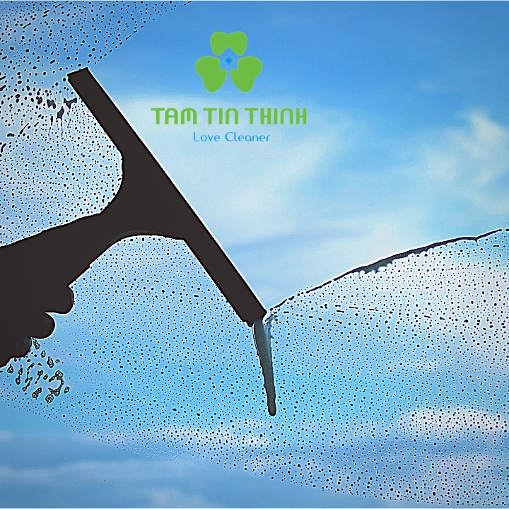 Cây lau kính inox 45cm cao cấp vệ sinh gương kính, và các mặt phẳng hiệu quả Italy