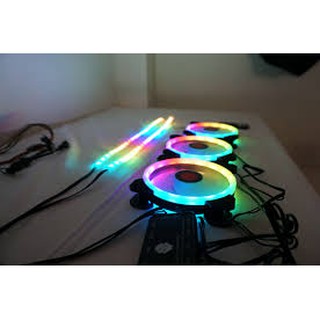 Fan led tải nhiệt coolmoon RGB và dual ring cho máy tính