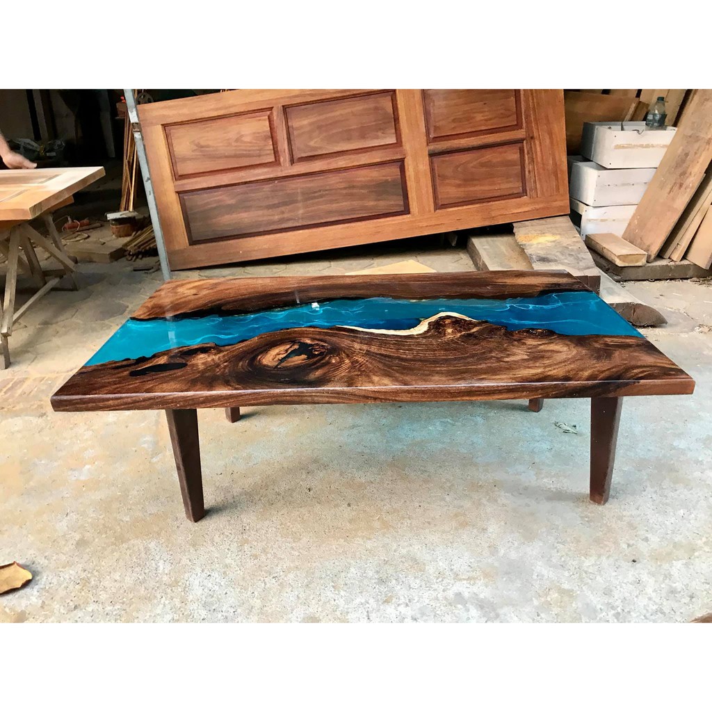 [Bộ 4KG] Keo đổ nhựa phủ sàn, phủ ảnh, vẽ 3D, đổ bàn Epoxy Resin trong suốt khô cứng DTAB1-A3