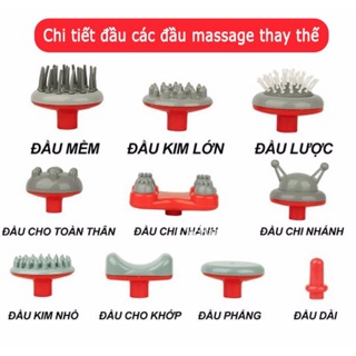 Máy massage cầm tay 10 đầu King