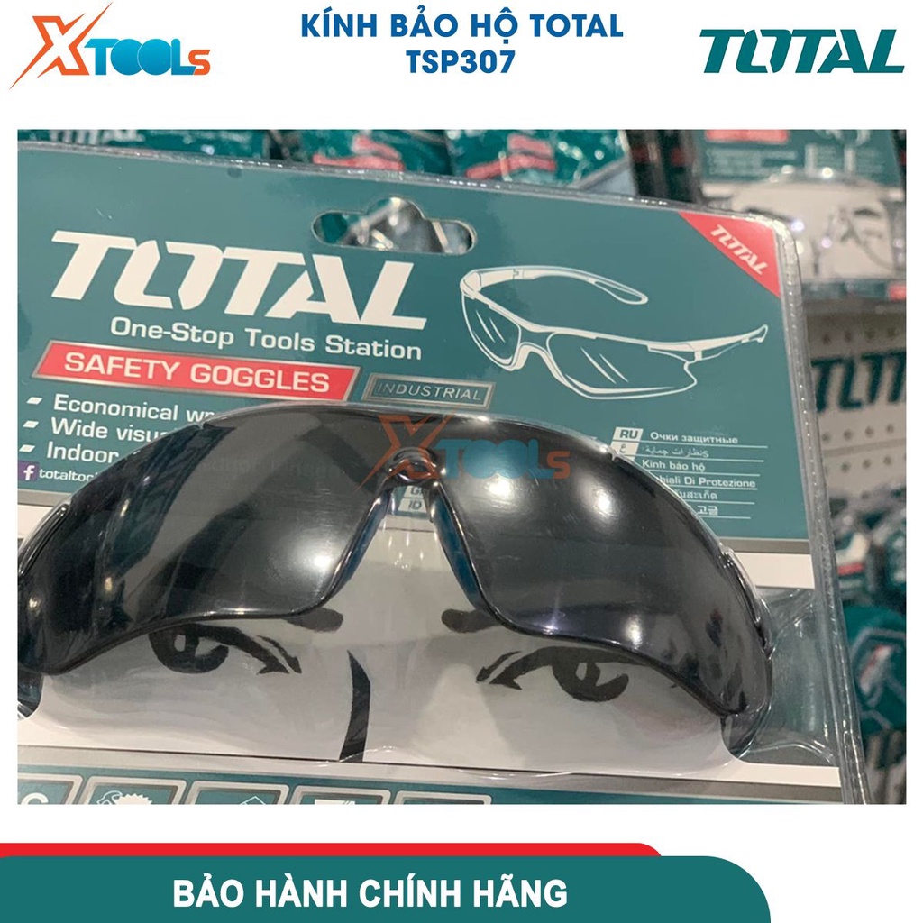 Kính bảo hộ hàn mắt kính hàn xì Total TSP307 độ tối 10, siêu nhẹ, góc nhìn rộng bảo vệ mắt cho thợ hàn-CHÍNH HÃNG-XTOOLS