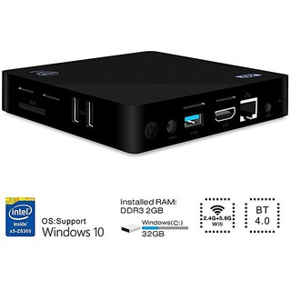 Mini pc z85 ram 2g/ 64gb cpu intel z8350 window 10 hỗ trợ cổng hdmi và vga