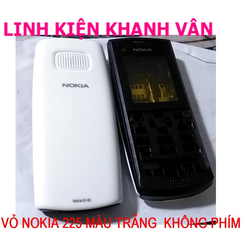 VỎ NOKIA 225 MÀU TRẮNG KHÔNG PHÍM
