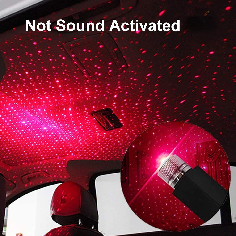 1 Đèn LED Chiếu Bầu Trời Sao Trang Trí Trần Xe Hơi