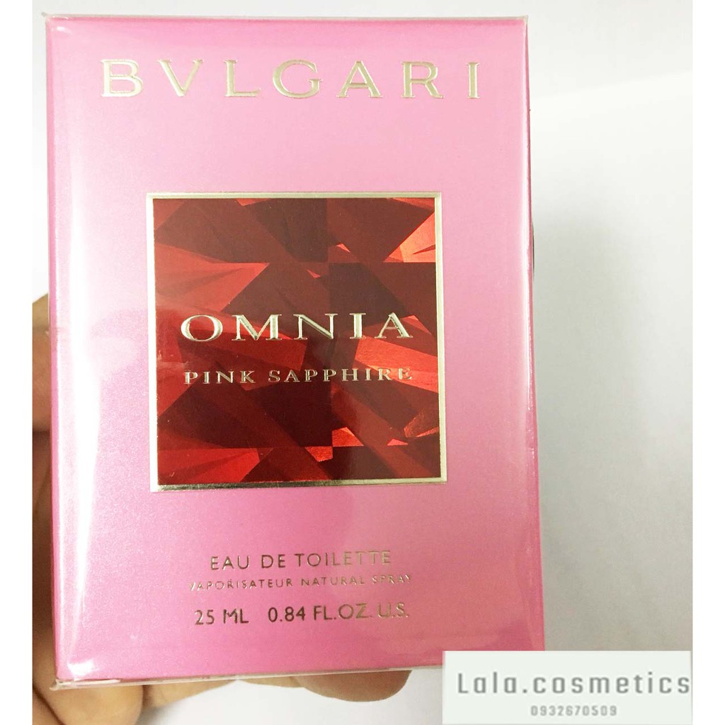 Nước Hoa Nữ BVLGARI Omnia Pink Sapphire EDT 25ml