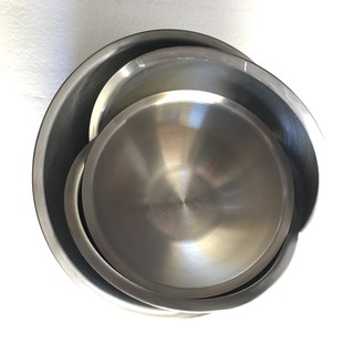 Thau trộn Inox cao cấp. Size từ 20-22-24-26-28cm .siêu bền, tuyệt đối an toàn cho sức khỏe