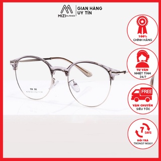 Gọng kính cận MIZI nam nữ mắt kính tròn gọng kính kim loại màu sắc thời trang 2736