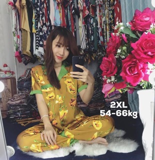 Pijama lụa satin cao cấp