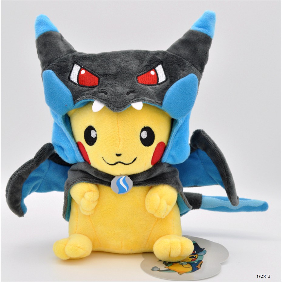 GẤU BÔNG PIKACHU COSPLAY RỒNG LỬA MEGA SIÊU DỄ THƯƠNG ĐỘC ĐÁO  HÀNG CHÍNH HÃNG POKEMON MỚI 100% ĐẸP TỪNG CM