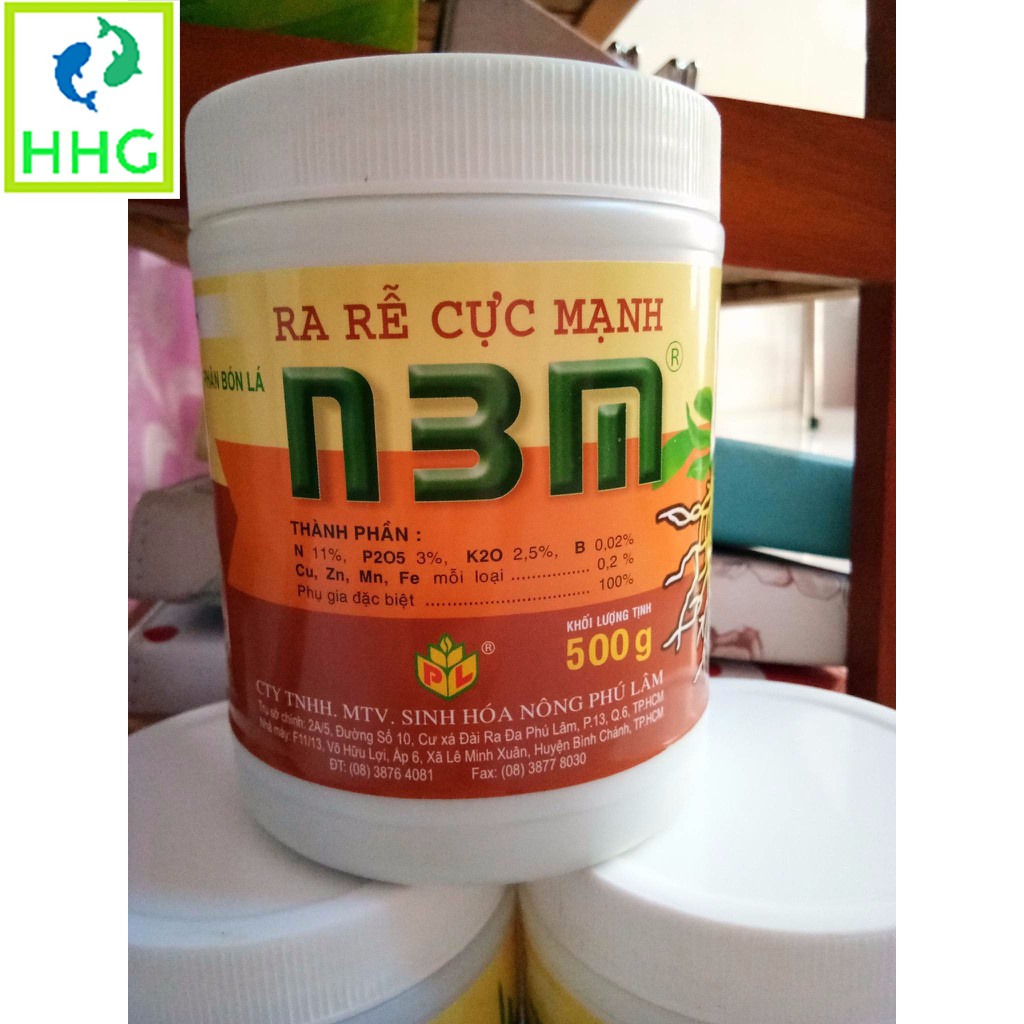 Phân bón kích rễ tiếp sức cây trồng N3M 500gram