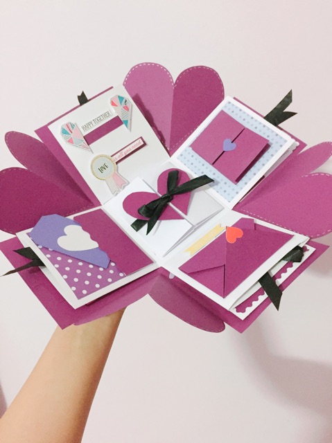 Hộp Lovebox Love box Explodingbox mẫu 2 | BigBuy360 - bigbuy360.vn
