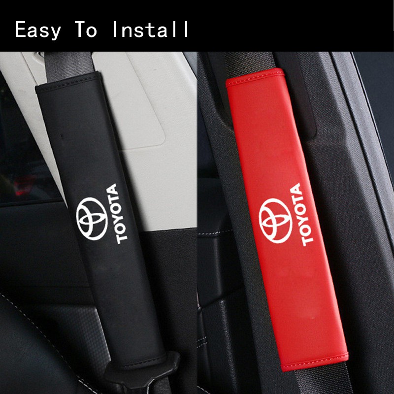 Đệm Bọc Dây Đai An Toàn Xe Hơi Toyota Vios Hilux Camry Harrier Innova Rush Yaris Alphard Hiace Fortuner Vellfire Corolla Rav4