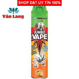 Bình xịt muỗi Jumbo Vape 600ml Nhật Bản