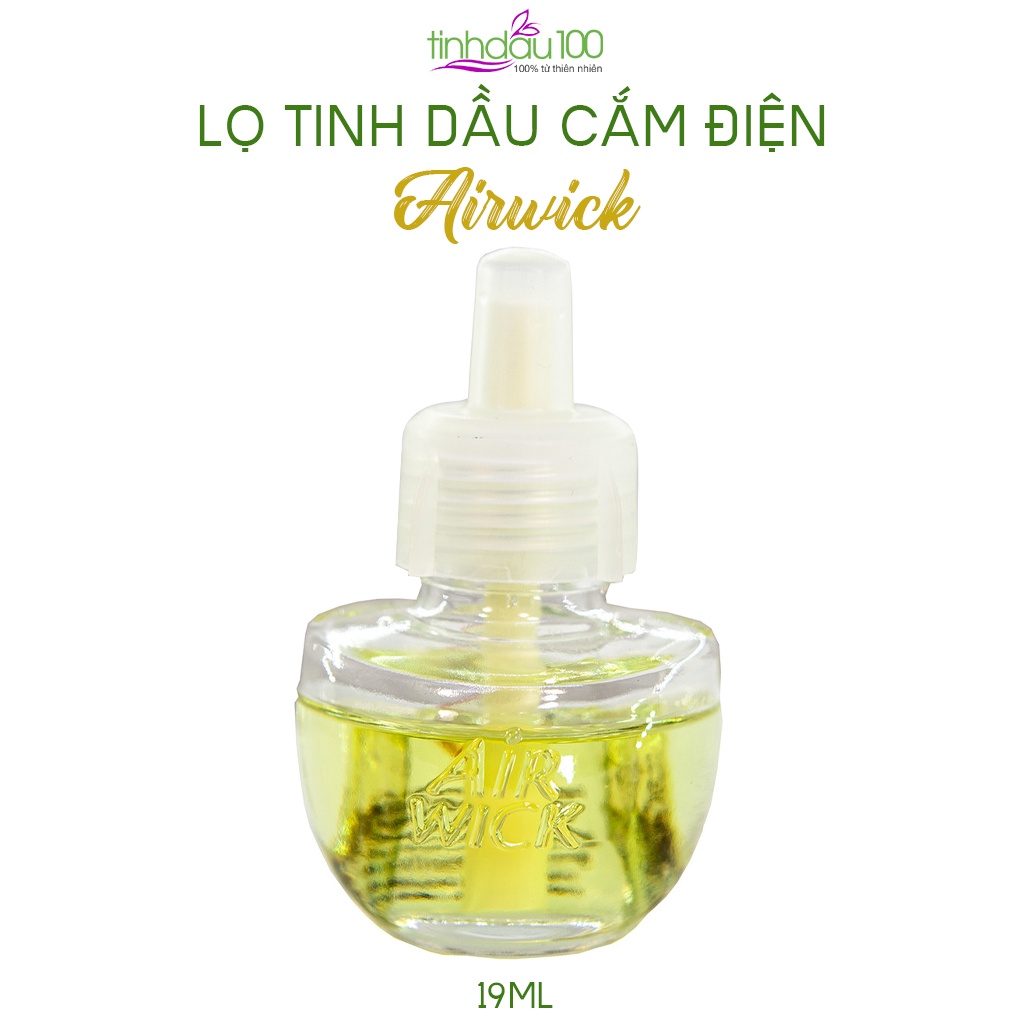 Lọ tinh dầu Airwick 19ml dùng cho máy xông tinh dầu Air wick cung cấp hương thơm liên tục đến 100 ngày Tinh Dầu 100 Shop