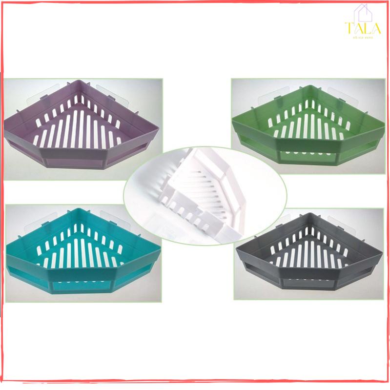 Kệ Góc Nhựa Đựng Đồ Nhà Tắm - Kệ Dán Góc Tường Đựng Đồ Tiện Dụng