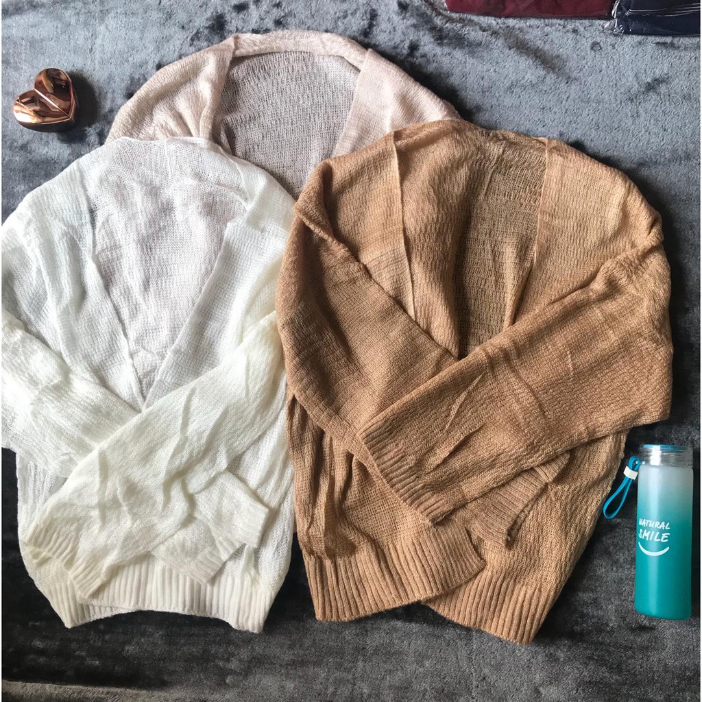 Áo Khoác Cardigan Len Mỏng Cho Nữ Phong Cách Hàn Quốc Sexy, Labibi | BigBuy360 - bigbuy360.vn