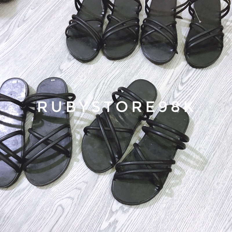 Dép cao su quai chéo siêu bền