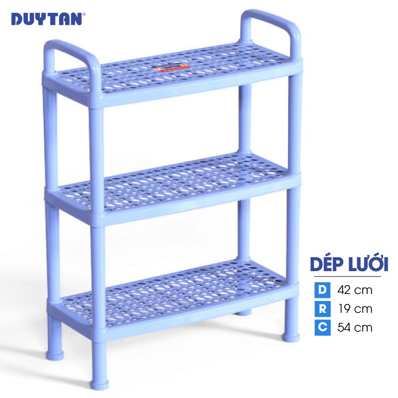 Kệ Dép Lưới Lớn Duy Tân 3 Tầng - Kích thước 47 x 19 x 57 cm