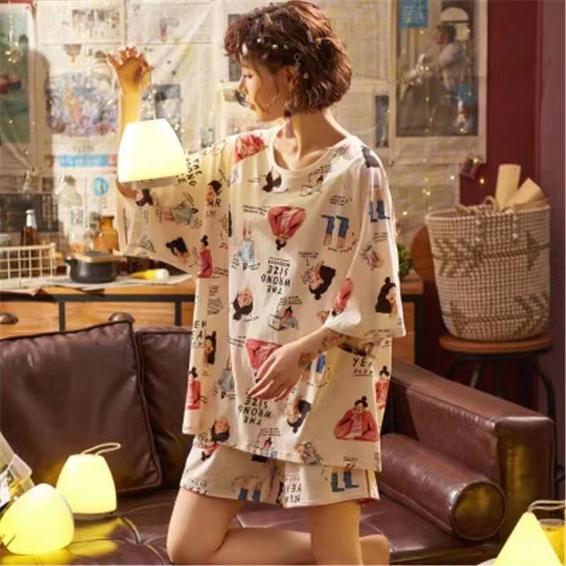 Bộ đồ ngủ nữ hàng quảng châu.
