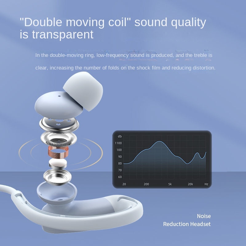 Bluetooth headset ear-hanging sports running Universal vivo Huawei Xiaomi OPPO Apple binaural neck-hanging YS2R